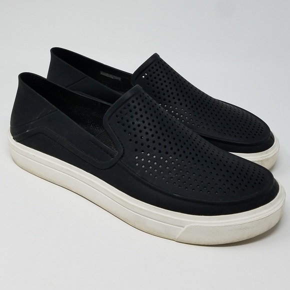 crocs perforated sneakers